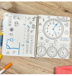 Carnet d'activités effaçable à l'infini LES DROLES DE BOUILLES