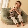 Fauteuil et pouf enfant